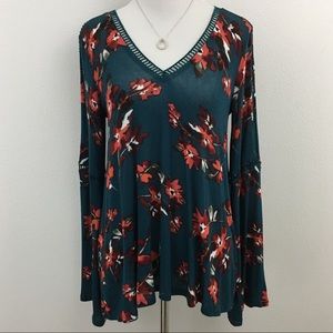 🔴 Jessica Simpson | Boho Style long Sleeve Top